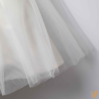 Abito cerimonia manica petalo Damina