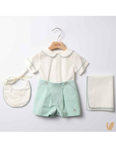 Completo battesimale 4 pezzi Battesimo