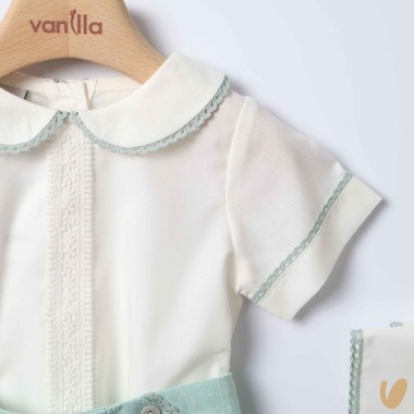 Completo battesimale 4 pezzi Battesimo