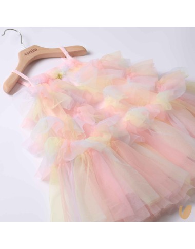 Abito in tulle arcobaleno Abito e Tuta