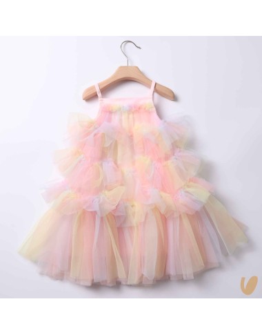 Abito in tulle arcobaleno Abito e Tuta