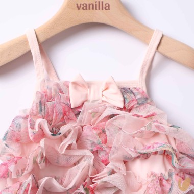 Costume da bagno tulle fiori Mare