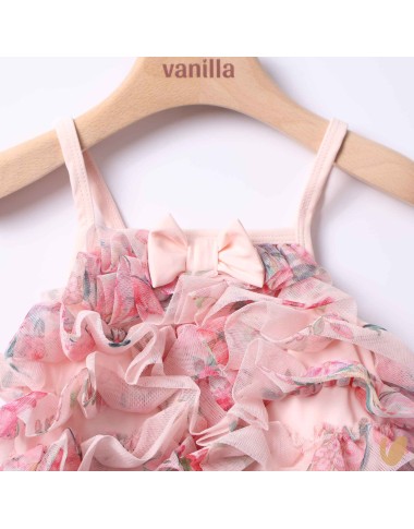 Costume da bagno tulle fiori Mare
