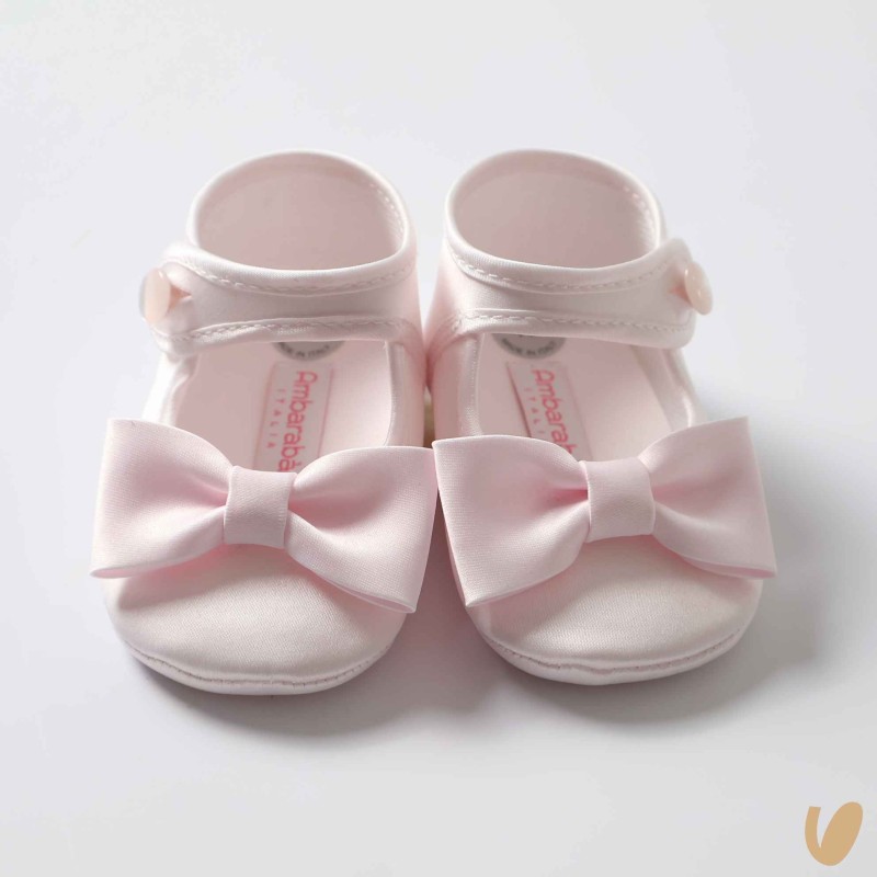 Scarpina satin fiocco Culla LEI 15/20