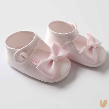 Scarpina satin fiocco Culla LEI 15/20