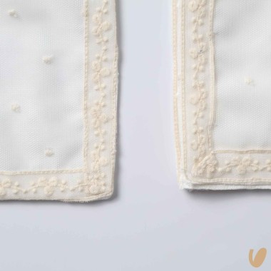 Set bavetta e mussola battesimo Cardigan e Accessori