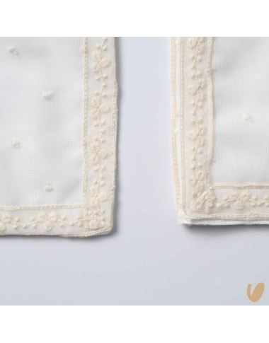 Set bavetta e mussola battesimo Cardigan e Accessori