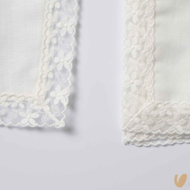 Set bavetta e mussola battesimo Cardigan e Accessori