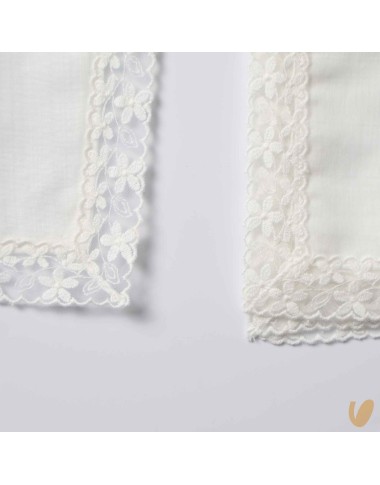 Set bavetta e mussola battesimo Cardigan e Accessori