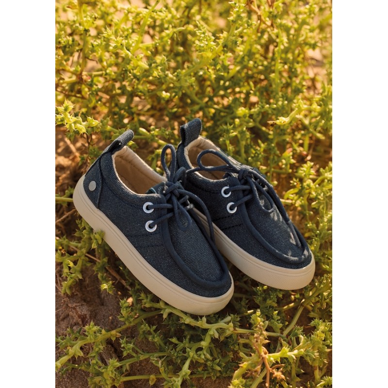 Sneaker ingegnere in tela naturale Espadrillas e Tela 19/32