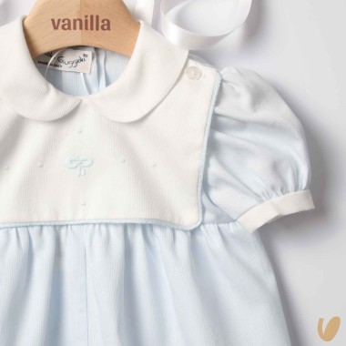 Completo nascita in piquè nodo d'amore Set Nascita e Uscita Clinica