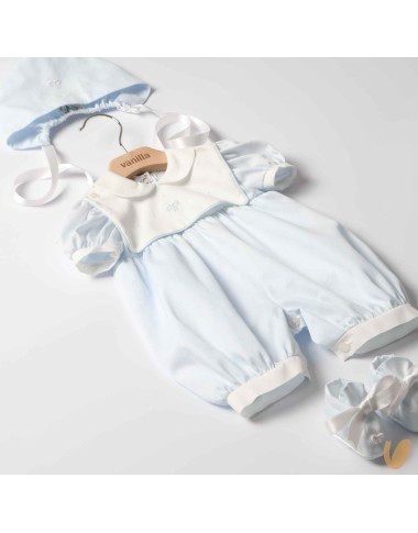 Completo nascita in piquè nodo d'amore Set Nascita e Uscita Clinica