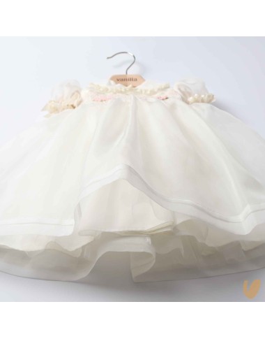 Dress in silk dot dot organza
