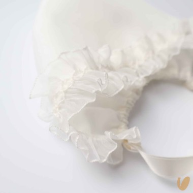 Cuffietta in seta punto smock Cardigan e Accessori