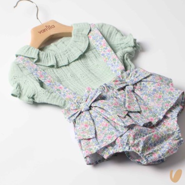 Camicia e salopette Completo e Pagliaccetto