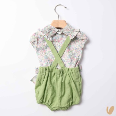 Camicia e salopette Completo e Pagliaccetto