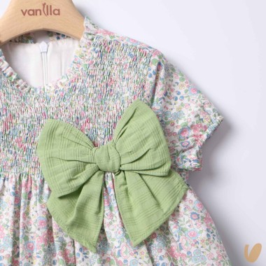 Abito fiorellini nido d'ape Abito e Tuta