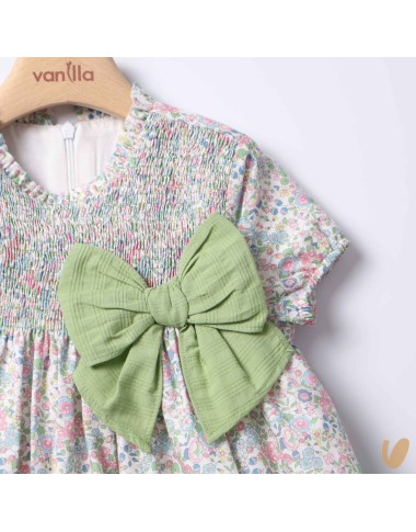 Honeycomb flower dress