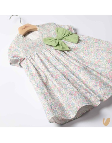 Honeycomb flower dress