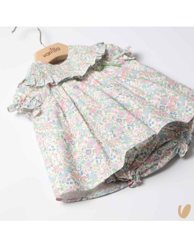 Mini dress with culotte