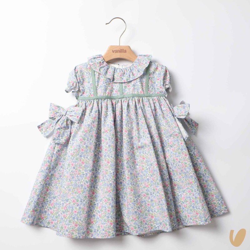 Abito fiorellini con fiocchi Abito e Tuta