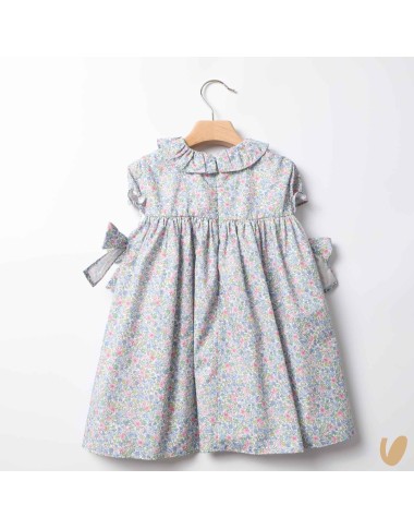 Flower dress with flakes