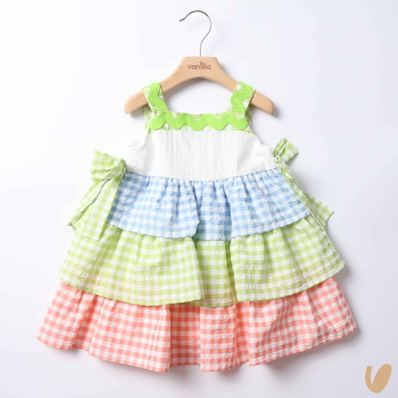 Abito balze Vichy Abito e Tuta