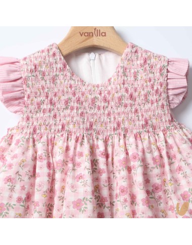 Vichy and flower dress