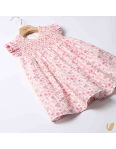 Vichy and flower dress