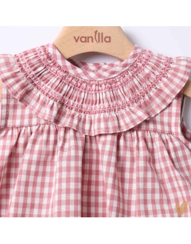 Mini Abito Vichy con culotte Abito e Tute