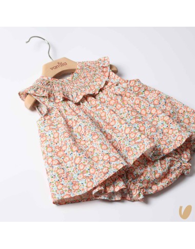 Mini dress with culotte