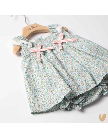 Mini dress with culotte