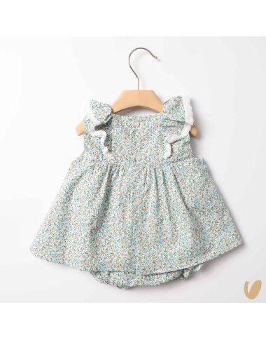 Mini dress with culotte