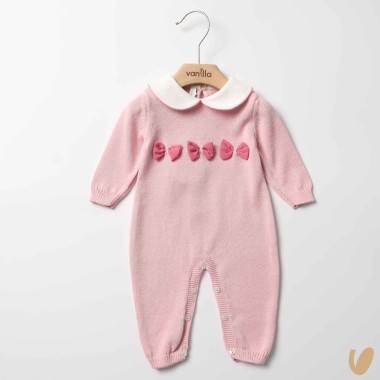 Tutina nascita in filo fiocchetti Set Nascita e Uscita Clinica