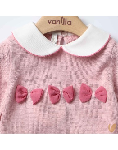 Tutina nascita in filo fiocchetti Set Nascita e Uscita Clinica