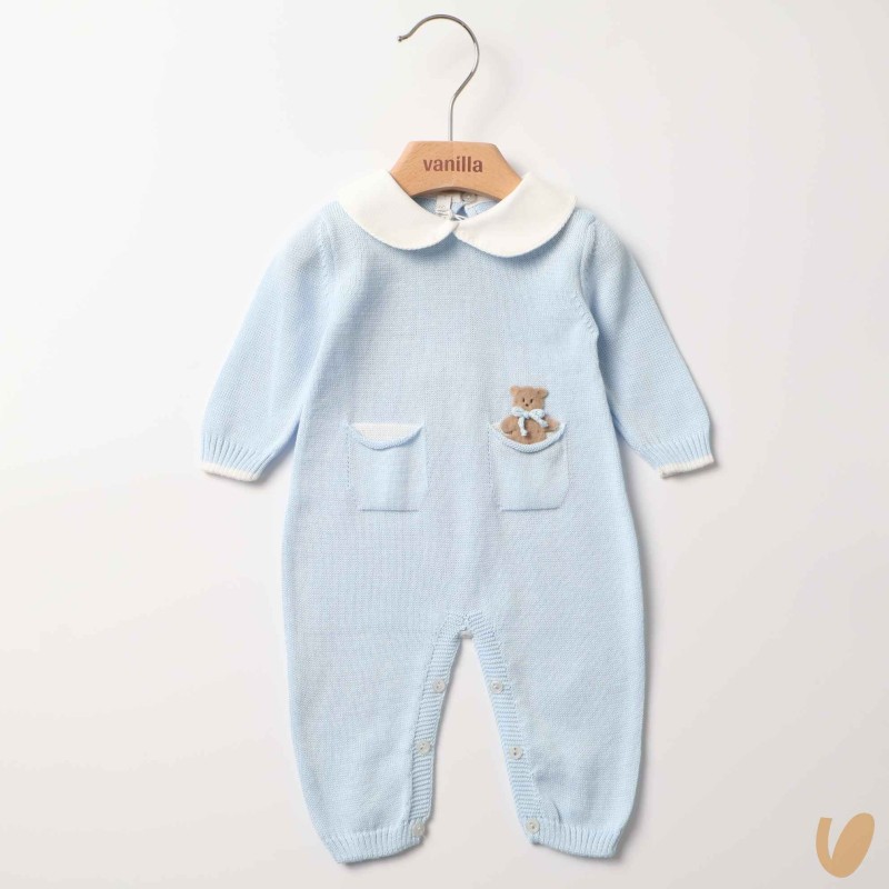 Tutina in filo orsetto Set Nascita e Uscita Clinica