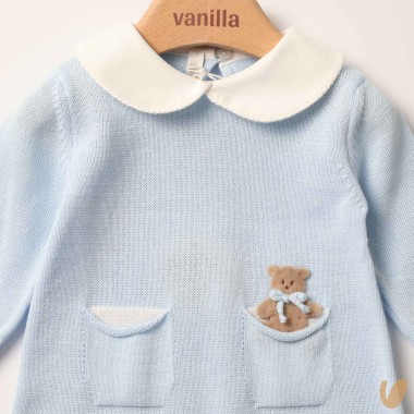 Tutina in filo orsetto Set Nascita e Uscita Clinica