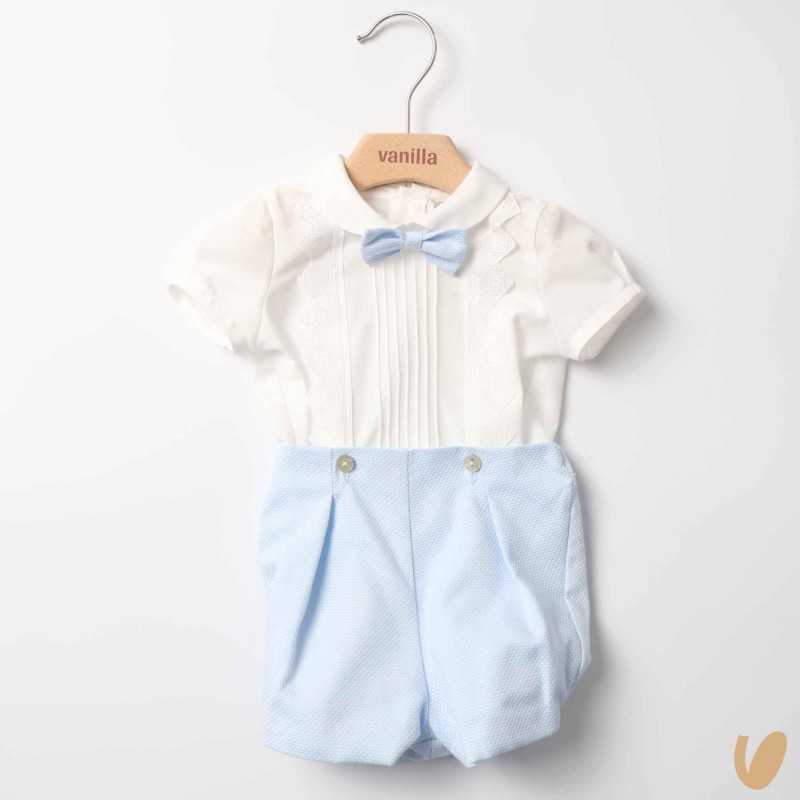 Completo elegante cotone Battesimo