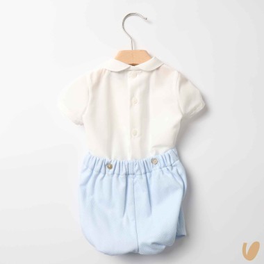 Completo elegante cotone Battesimo