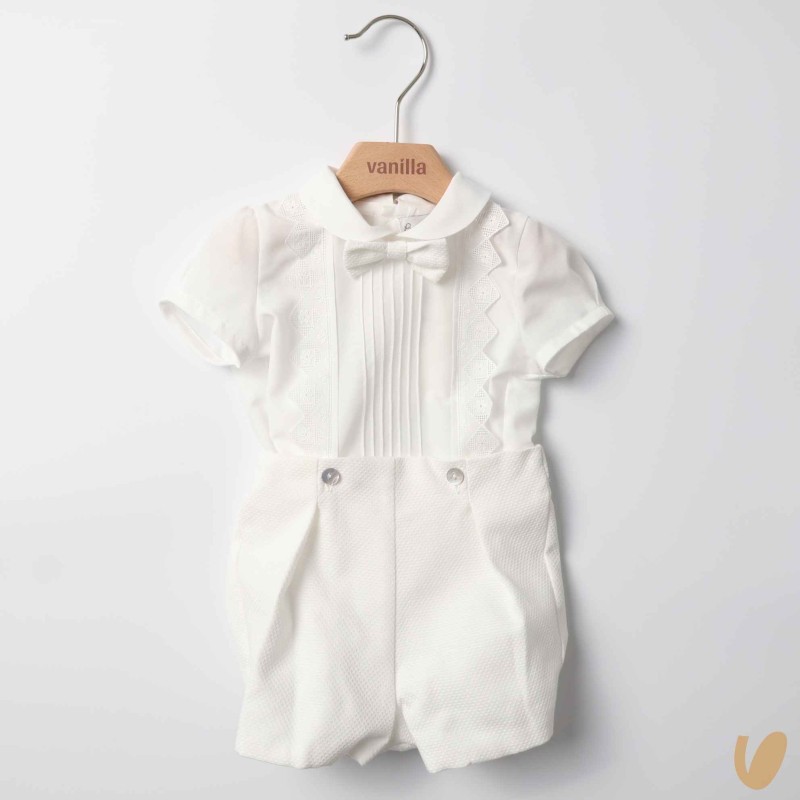 Completo elegante cotone Battesimo