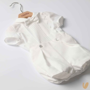 Completo elegante cotone Battesimo