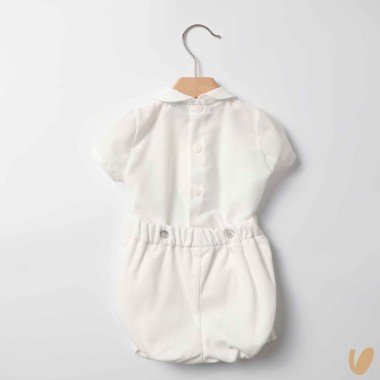 Completo elegante cotone Battesimo