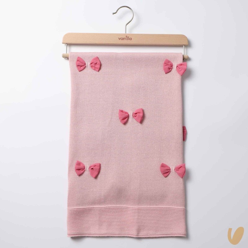 Coperta in filo fiocchettini Coperta e Lenzuola