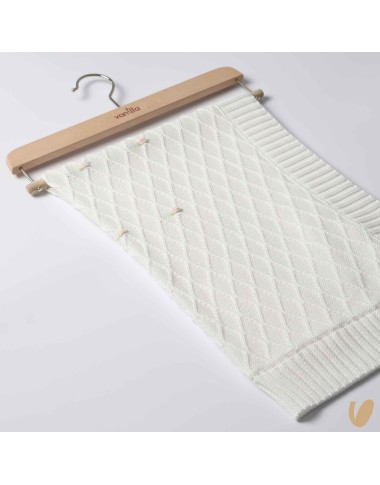 Coperta filo roselline ricamate a mano Coperta e Lenzuola