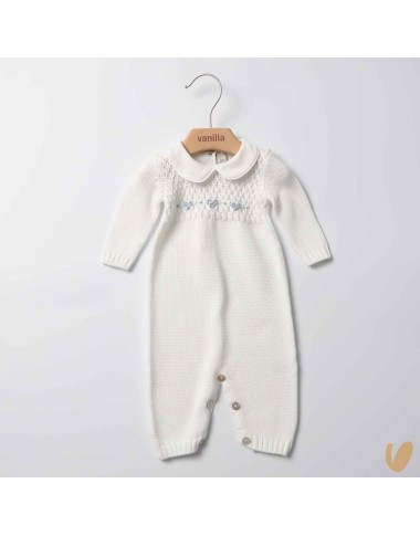 Tutina in filo nodi d'amore ricamati a mano Set Nascita e Uscita Clinica