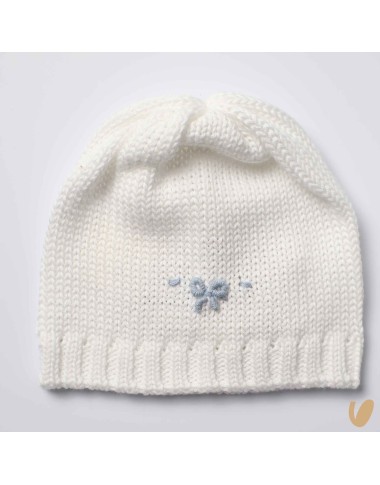 Scarpette e cappello nodo d'amore ricamato a mano Cappello e Guanti