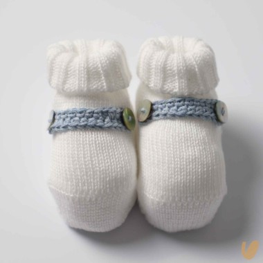 Scarpine in filo di cotone Cappello e Guanti