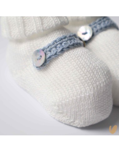 Scarpine in filo di cotone Cappello e Guanti