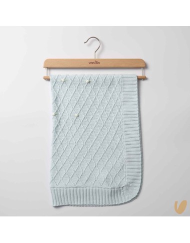 Coperta filo roselline ricamate a mano Coperta e Lenzuola