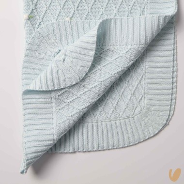 Coperta filo roselline ricamate a mano Coperta e Lenzuola